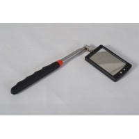 Inspectie spiegel rechthoekig, uitschuifbaar met LED verlichting