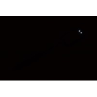 Inspectie spiegel rechthoekig, uitschuifbaar met LED verlichting