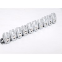 Hanevoeten sleutelset, metrische maten