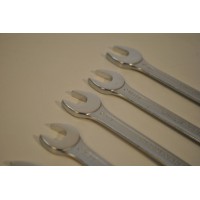 Ring steek sleutels, Engelse maten, 9 dlg