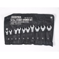 Ring steek sleutels, 10 t/m 19, korte sleutels