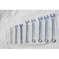 Ring steek sleutels Engelse maten 1/4" t/m 3/4" in opbergzak