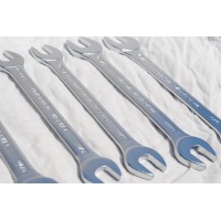 Steek sleutels Engelse maten 1/4" t/m 7/8" in opbergzak